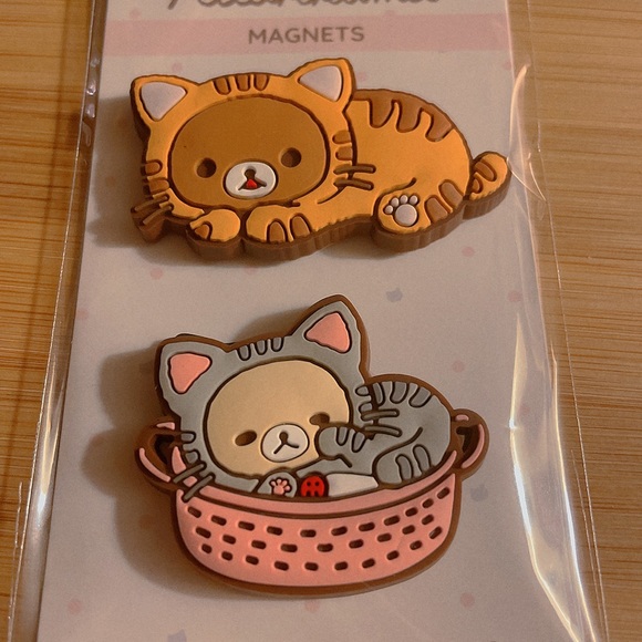 NEW San-X Rilakkuma Cute Tiger Cat Magnets - Picture 3 of 4